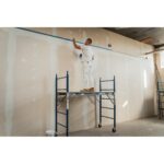 Werner NSRS-72 Steel 6ft Baker Rolling Scaffold, 1000 lb Load Capacity, Adjustable Platform product image