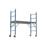 Werner NSRS-72 Steel 6ft Baker Rolling Scaffold, 1000 lb Load Capacity, Adjustable Platform product image