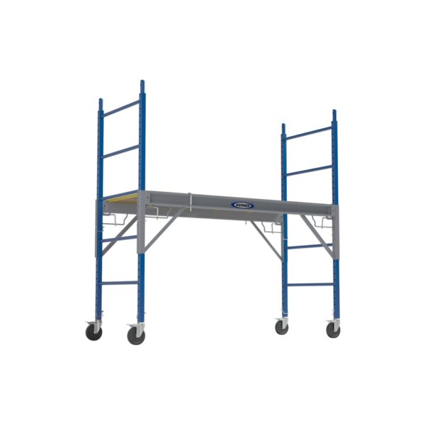 Werner NSRS-72 Steel 6ft Baker Rolling Scaffold, 1000 lb Load Capacity, Adjustable Platform product image