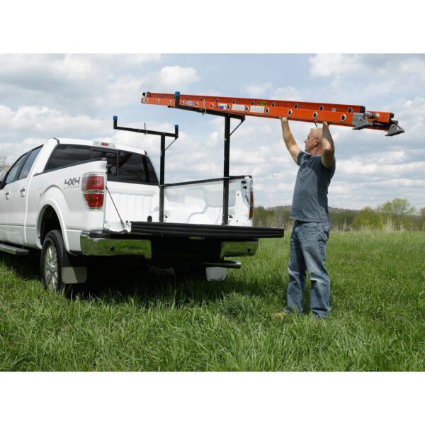 Werner TR401-S Steel Removable Pickup Truck Rack, Black, 250 lb Capacity product image