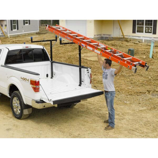Werner TR401-S Steel Removable Pickup Truck Rack, Black, 250 lb Capacity product image