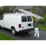 Werner VR403-W Steel Van Rack 3rd Bar for Dodge Vans, White, 43.8 in Length, 600 lb Capacity product image