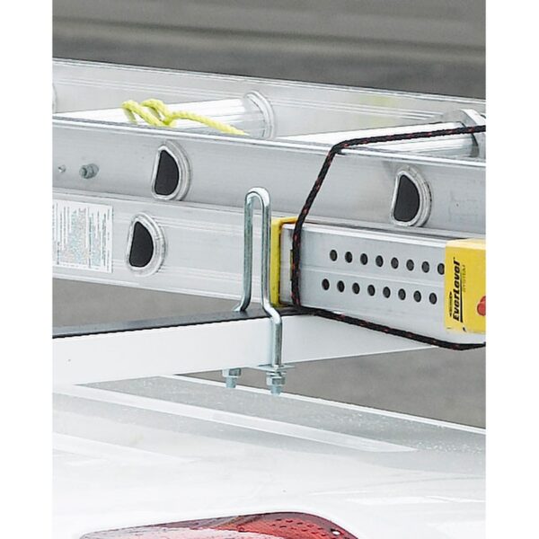 Werner VR401-W Steel Van Rack, 41.6 in L x 4.25 in W x 5 in H, White product image