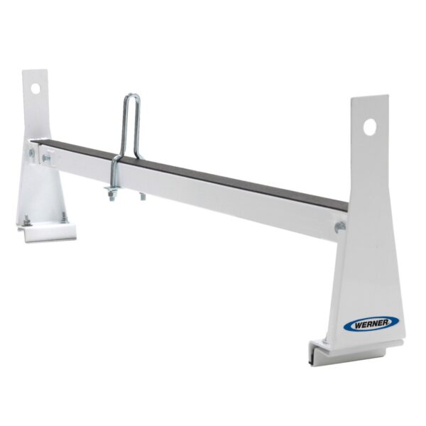 Werner VR401-W Steel Van Rack, 41.6 in L x 4.25 in W x 5 in H, White product image