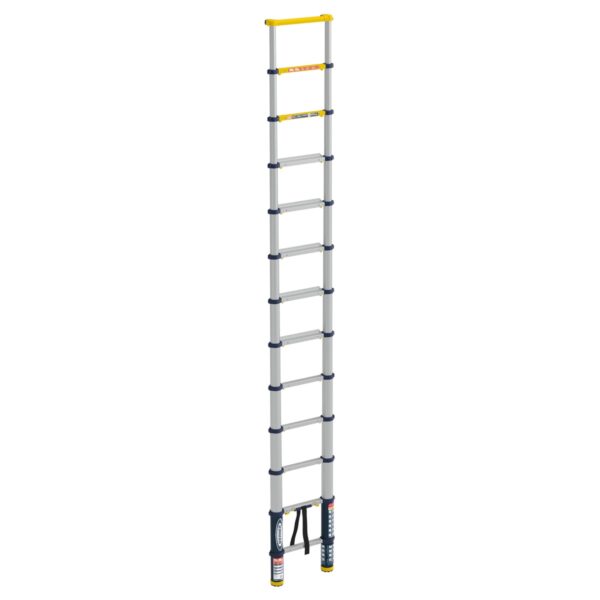 Werner TS1250 Telescoping Ladder Type IA, 12.5 ft, Blue/Yellow product image