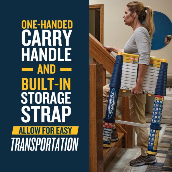 Werner TS1500 Telescoping Ladder, 15 ft, Type IA, 300 lb Load product image