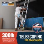 Werner TS1500 Telescoping Ladder, 15 ft, Type IA, 300 lb Load product image