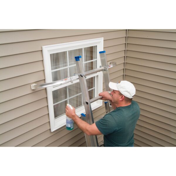 Werner AC96 Universal Stabilizer, 47 in Span, 10 in Standoff, Aluminum, Silver product image