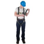 Werner H913004 Welding High Heat Harness, XL, Kevlar Webbing, Back D-Ring, Quick-Connect Buckles product image