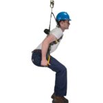 Werner H913005 Welding High Heat Full-Body Harness, XXL, Quick-Connect Buckles, Back D-Ring product image