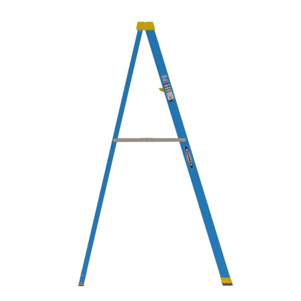 Werner FS108CZ 8ft Type I Fiberglass Step Ladder, 250 lb Load, Single-Sided product image