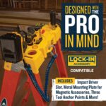 Werner NXT1A08 8 ft Type IA Fiberglass Step Ladder, 300 lb Load, LOCKTOP Tool Top, Orange product image