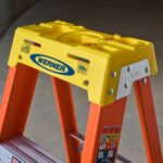 Werner NXT1A10 10ft Type IA Fiberglass Step Ladder, 300 lb Load, 14 ft 2 in Max Safe Reach product image