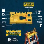 Werner NXT1A12 12ft Type IA Fiberglass Step Ladder, 300 lb Load, 16 ft 1 in Max Safe Reach product image