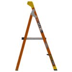 Werner RS1A04 READY STEP 4 ft Type IA Fiberglass Step Ladder, 300 lb Load, 8 ft 5 in Max Reach product image