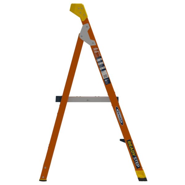 Werner RS1A04 READY STEP 4 ft Type IA Fiberglass Step Ladder, 300 lb Load, 8 ft 5 in Max Reach product image