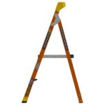 Werner RS1A04 READY STEP 4 ft Type IA Fiberglass Step Ladder, 300 lb Load, 8 ft 5 in Max Reach product image