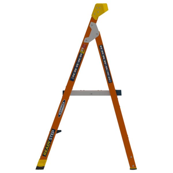 Werner RS1A04 READY STEP 4 ft Type IA Fiberglass Step Ladder, 300 lb Load, 8 ft 5 in Max Reach product image
