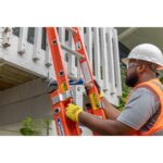 Werner X300002 Ladder Stability Anchor Clamp and Strap, 40 in Strap, Silver/Blue product image