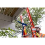 Werner X300002 Ladder Stability Anchor Clamp and Strap, 40 in Strap, Silver/Blue product image